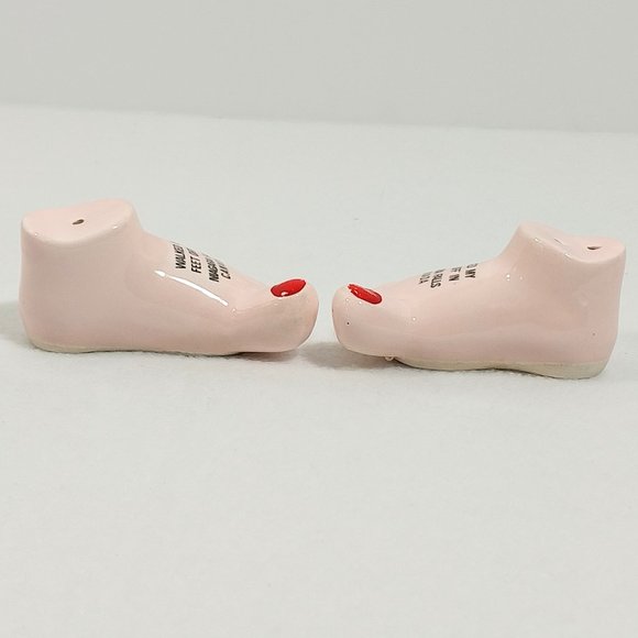 Salt and Pepper Shakers Barefoot " Niagara Falls CANADA" #1314 - Picture 9 of 13